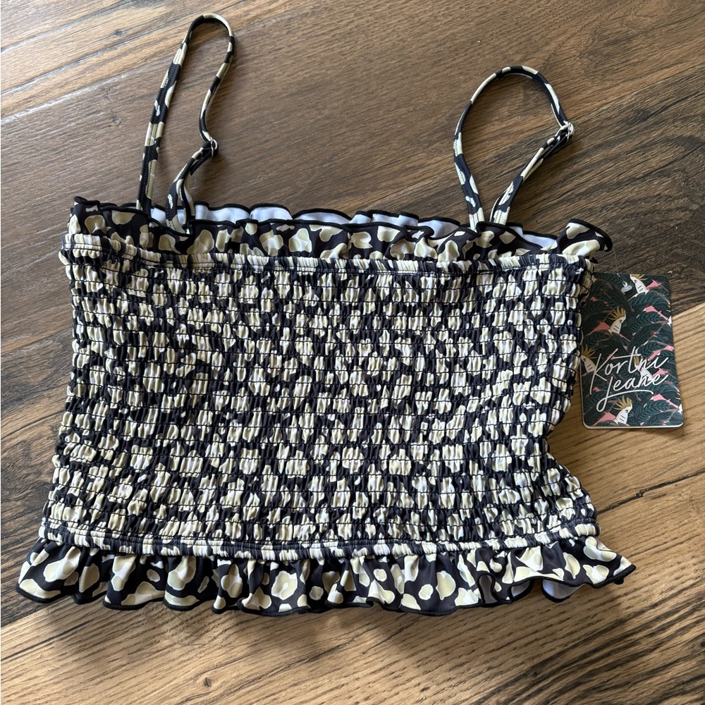 Kortni Jeane ruched swim top